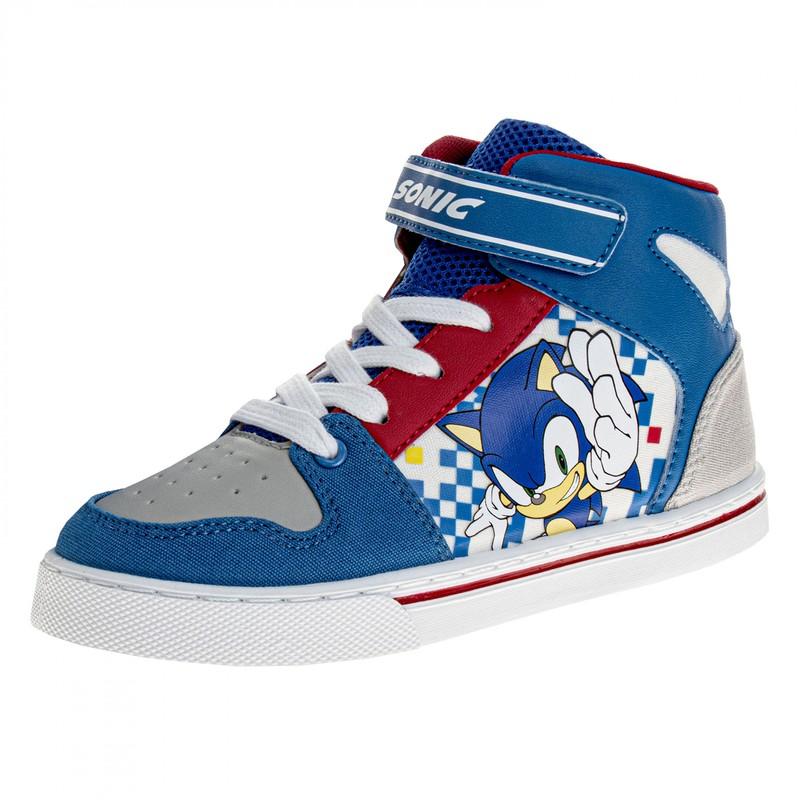 Sonic the Hedgehog High Top Athletic Kid's Shoes Multi-Color