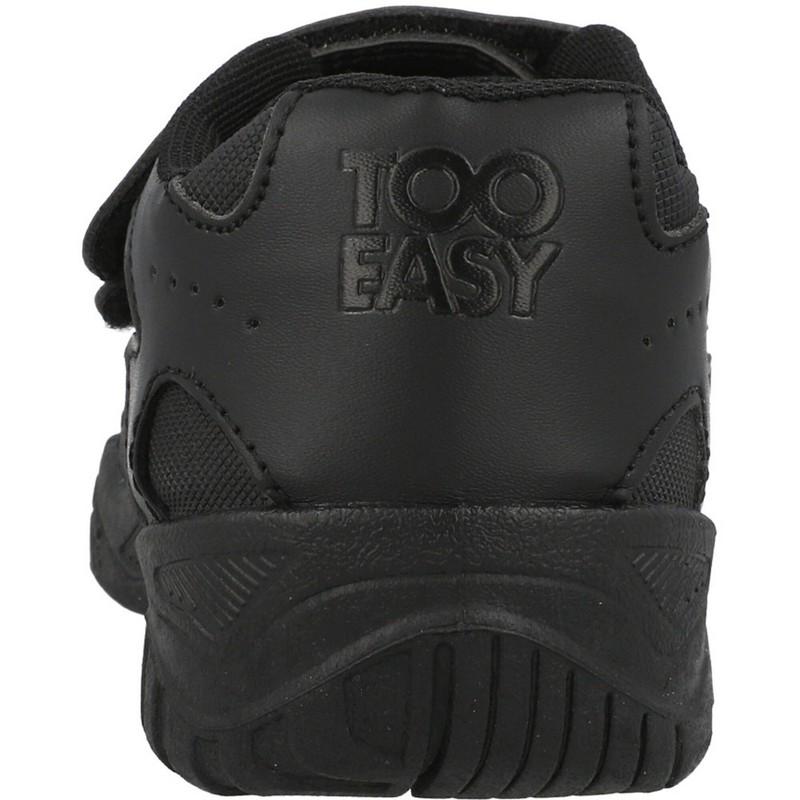 Sonic The Hedgehog Riden Black Shoes Kids' Fasten Straps Comfy Grip
