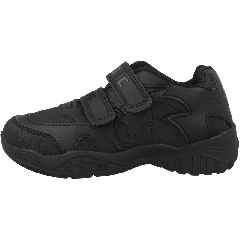 Sonic The Hedgehog Riden Black Shoes Kids' Fasten Straps Comfy Grip