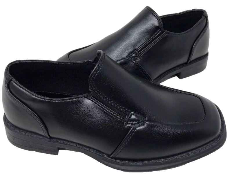 Sonoma Youth Boy's Christopher Slip On Comfort Dress Shoes Black Size:12 99J