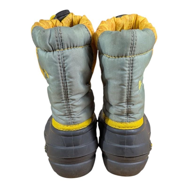 Sorel Boys Boots Kids Size 6 Yellow Youth Snow Ski Winter
