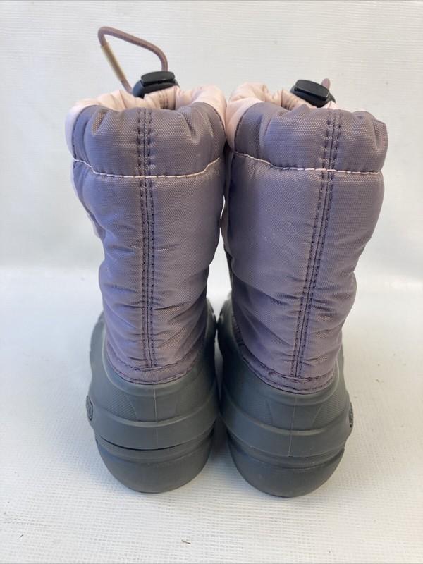 Sorel Cub Girls Youth Waterproof Winter Snow Boots Size 8 EUC Clean