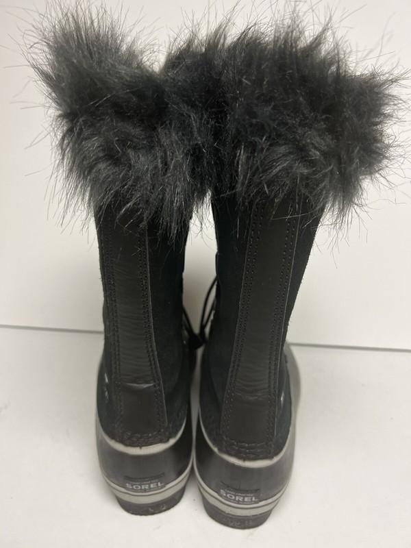 Sorel Girls Joan Of Arctic Waterproof Boots Black Size 6 M Big Kid