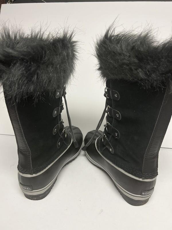 Sorel Girls Joan Of Arctic Waterproof Boots Black Size 6 M Big Kid