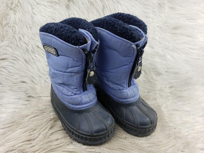 SOREL Kootenay Blue Winter Boots Little Kids Size 7