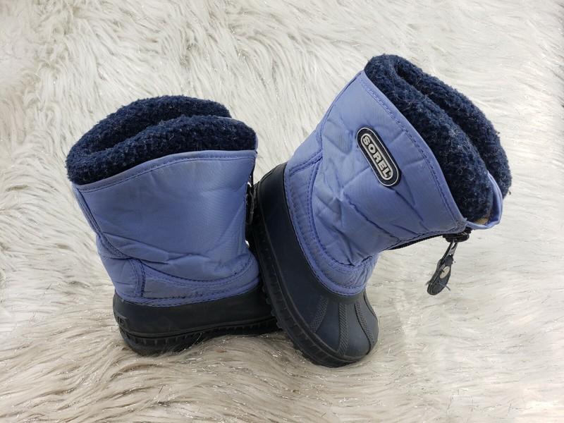 SOREL Kootenay Blue Winter Boots Little Kids Size 7