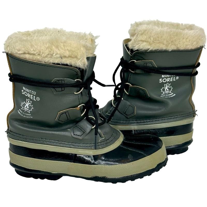 Sorel Manitou Waterproof Lace Up Winter Boots