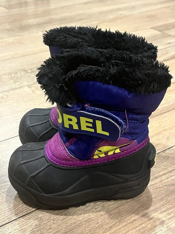 Sorel Snow Commander Waterproof Insulated Winter Snow Boot Toddler Girl 8