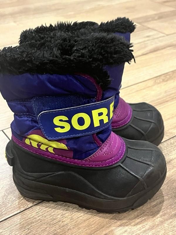 Sorel Snow Commander Waterproof Insulated Winter Snow Boot Toddler Girl 8