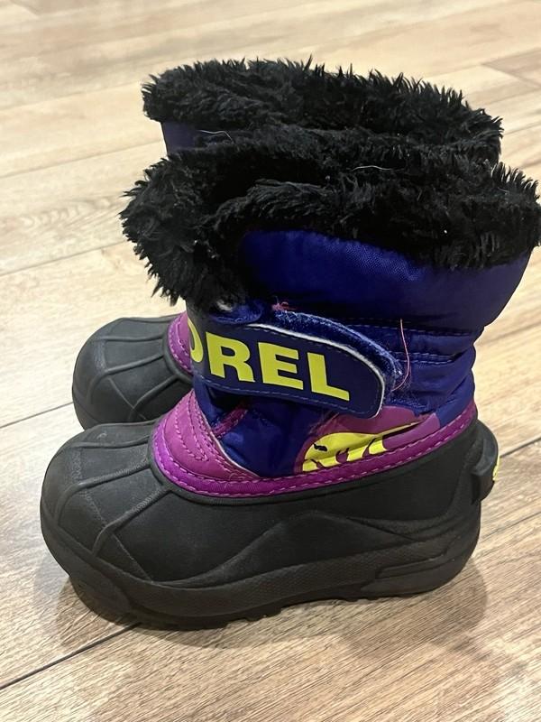 Sorel Snow Commander Waterproof Insulated Winter Snow Boot Toddler Girl 8