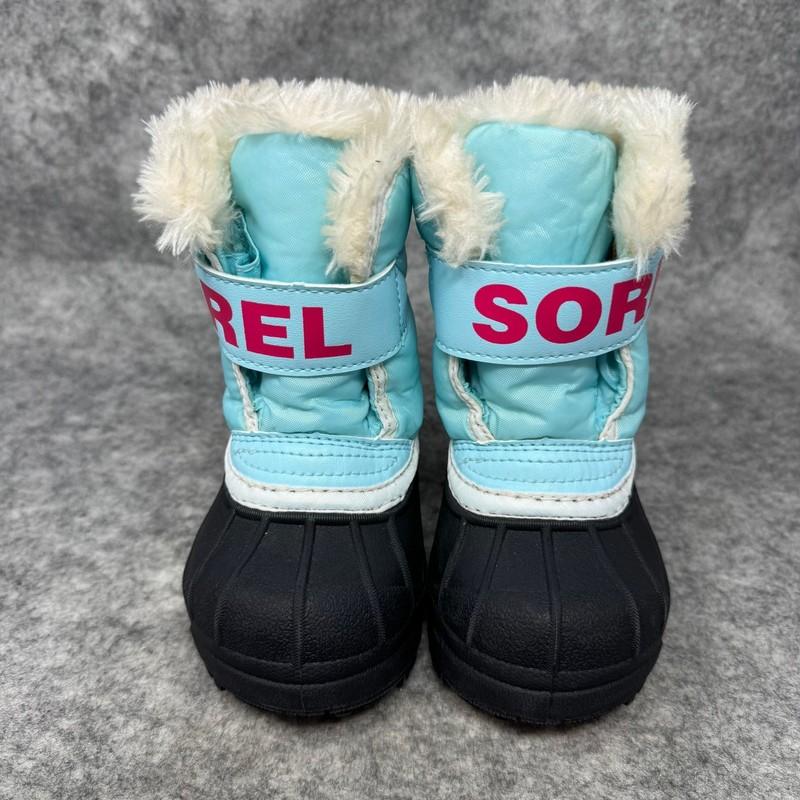 Sorel Snow Commander Winter Boots Size 5 Toddler Girls Polar Bear