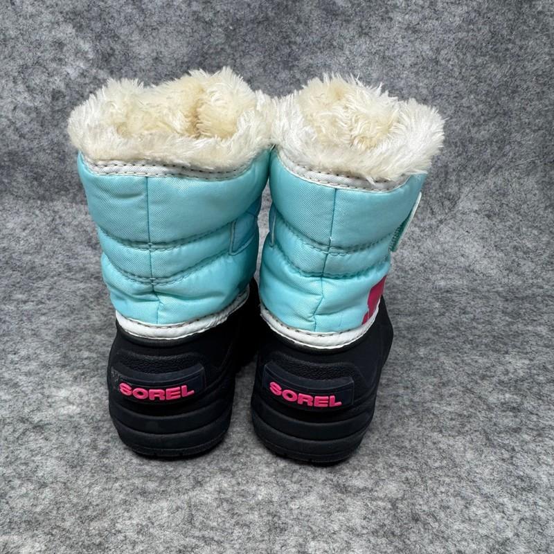 Sorel Snow Commander Winter Boots Size 5 Toddler Girls Polar Bear