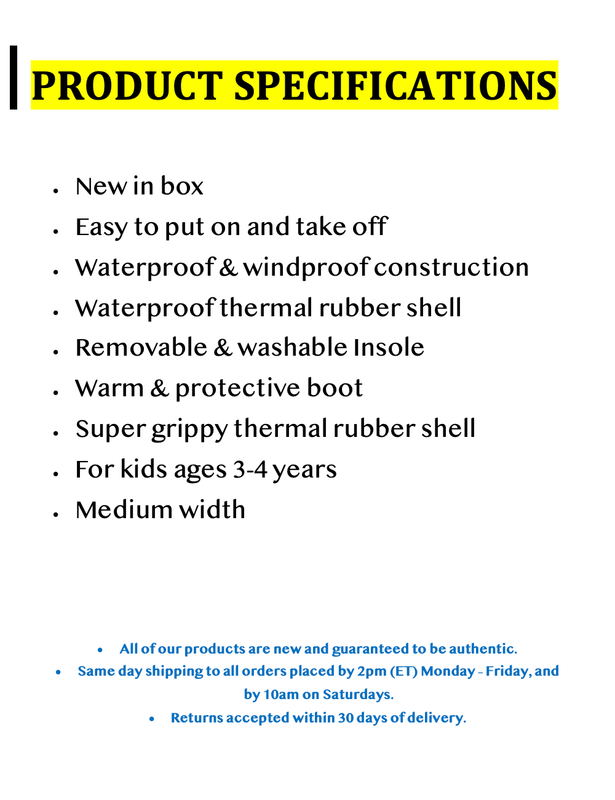 Sorel Toddler Boy's Winter Snow Boots Size 10 Black/Gray Insulated Waterproof