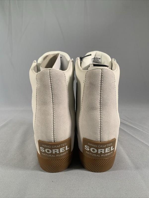Sorel Women Out N About Wedge Sea Salt White Size 8