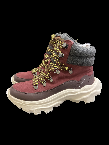 Sorel Women's Kinetic Breakthru Conquest Boots WP 2028271-203 Cinder/Bloodstone