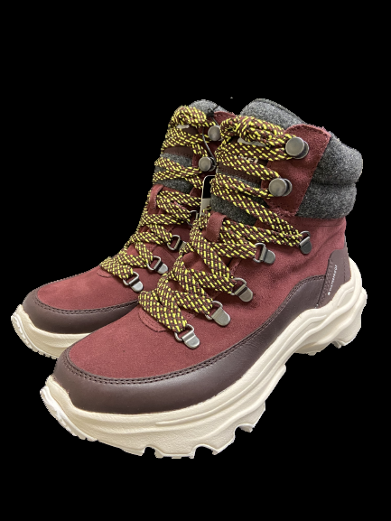 Sorel Women's Kinetic Breakthru Conquest Boots WP 2028271-203 Cinder/Bloodstone