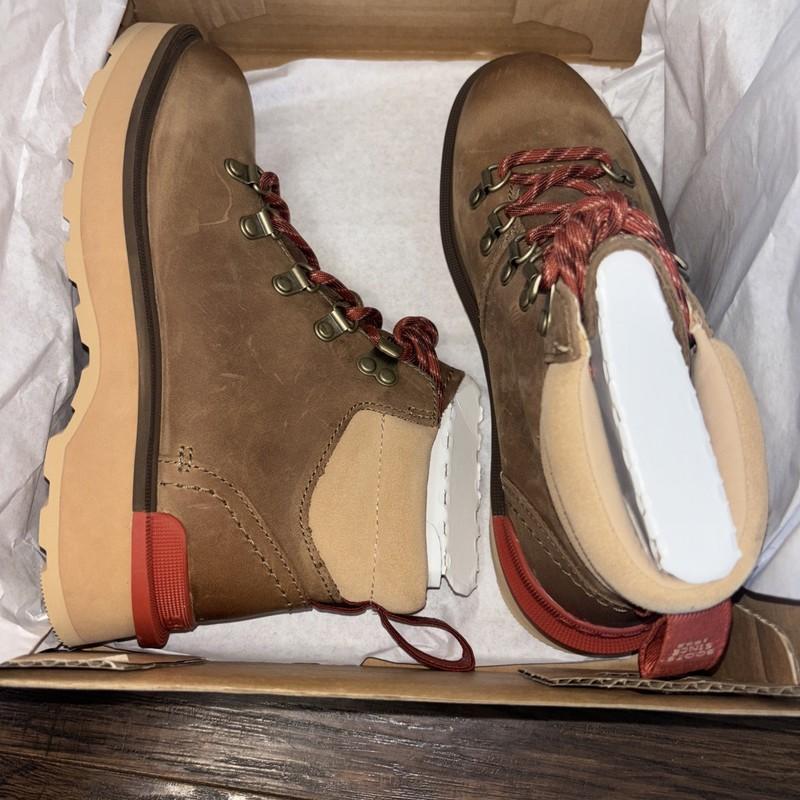 Sorrel Hi-Line Hiker Waterproof: Umber Tawny Buff - Women’s Size 5.5 NEW IN BOX