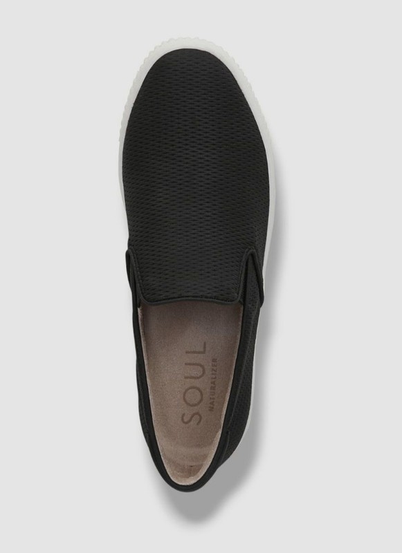 Soul Naturalizer Women's Black Tia Slip-On Sneakers Shoe Size 9W