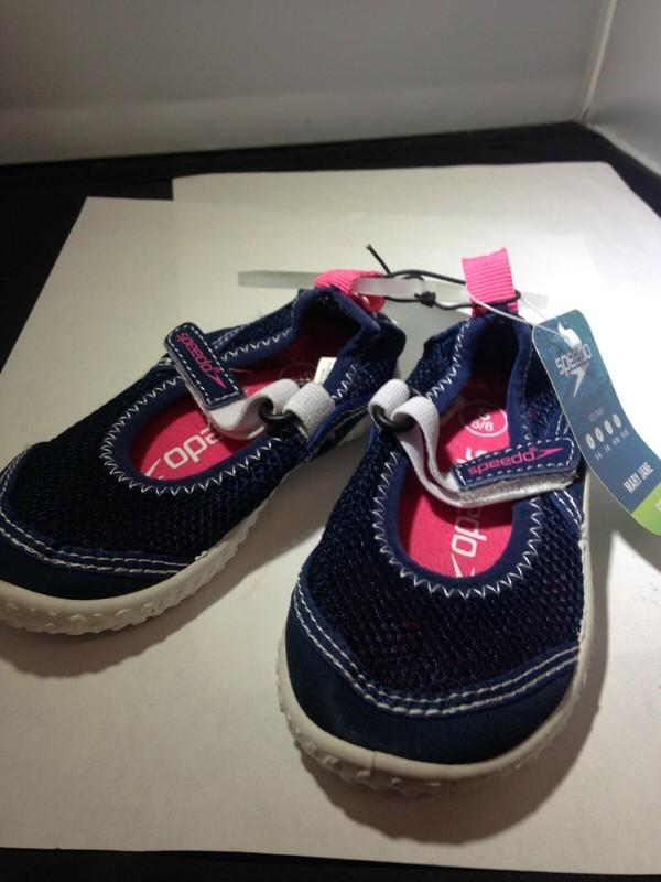 Speedo Toddler Girls - Mary Jane Water Shoes - Navy Blue - NWT