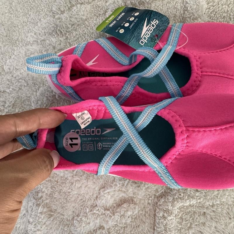 Speedo Toddler Girls' Mary Jane Water Shoes - Taffy L