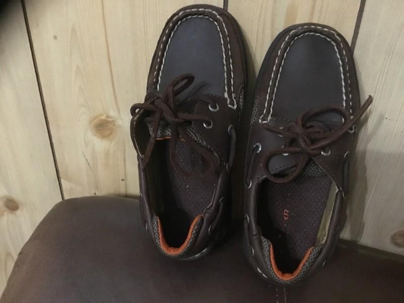 Sperry Boys Top Sider Boat Shoes 11.5 Toddler Kids Cutter Lace