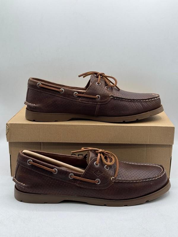 Sperry Men Leeward 2-EYE Seasonal Perf Honey Y Honey Brown STS25102 US 11.5