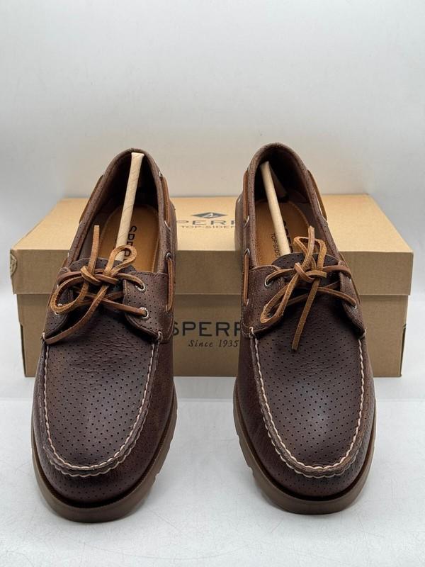 Sperry Men Leeward 2-EYE Seasonal Perf Honey Y Honey Brown STS25102 US 11.5