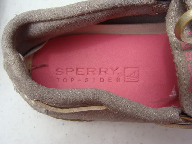 Sperry Top-Sider A/O Slip On YG50777 Leather Boat Shoe Size 1M
