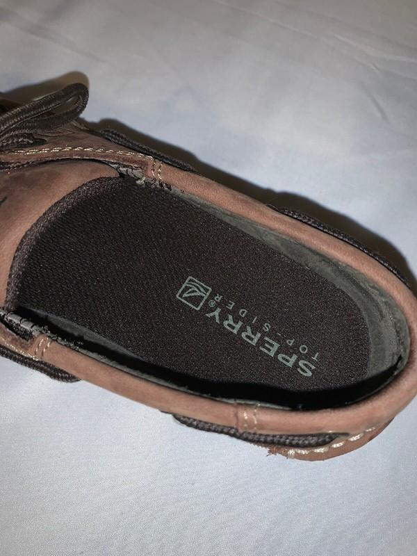 Sperry Top-Sider Dark Brown Lace Up Loafers Casual Boat Shoes Sz 5M Boys