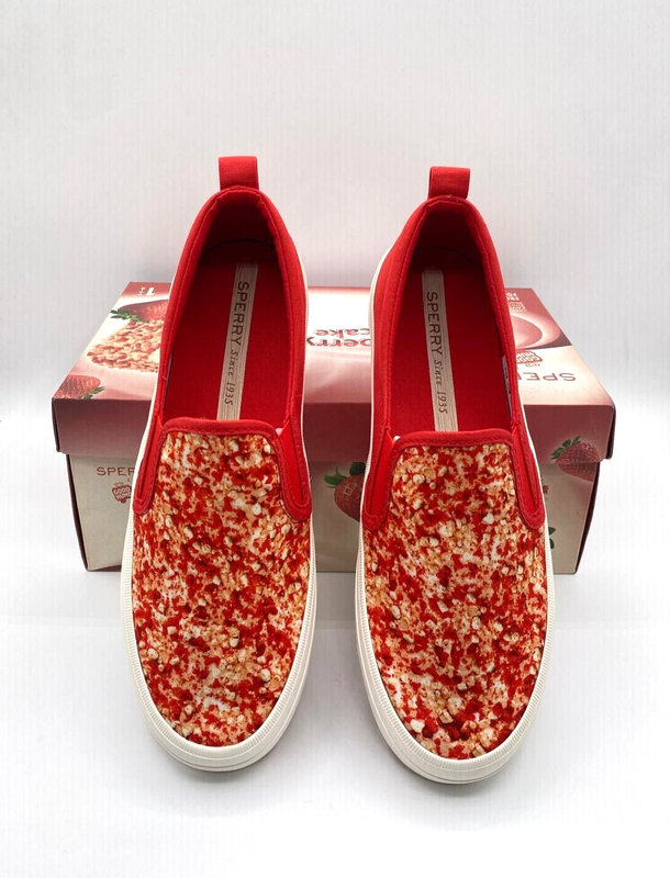 Sperry Women's Crest Twin Gore Strw Ice Cream STS86992 US Size 9 EU 40