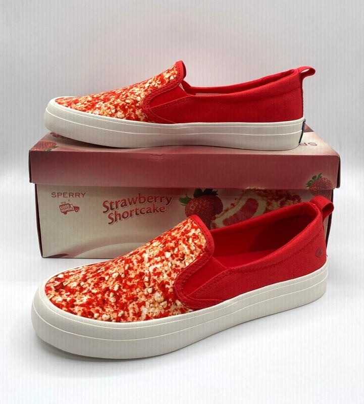 Sperry Women's Crest Twin Gore Strw Ice Cream STS86992 US Size 9 EU 40