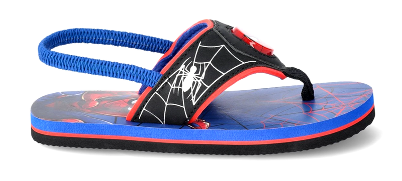SPIDER-MAN Light-Up Flip Flops Thongs Sandals Toddler's 7-8 9-10 Or Boys 11-12