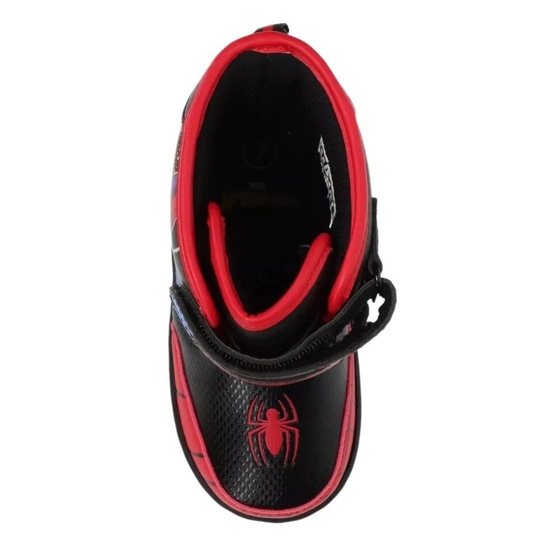 SPIDER-MAN Waterproof Insulated Snow Boots W/Lights NWT Sizes 8 9 10 12 Or 1 $38