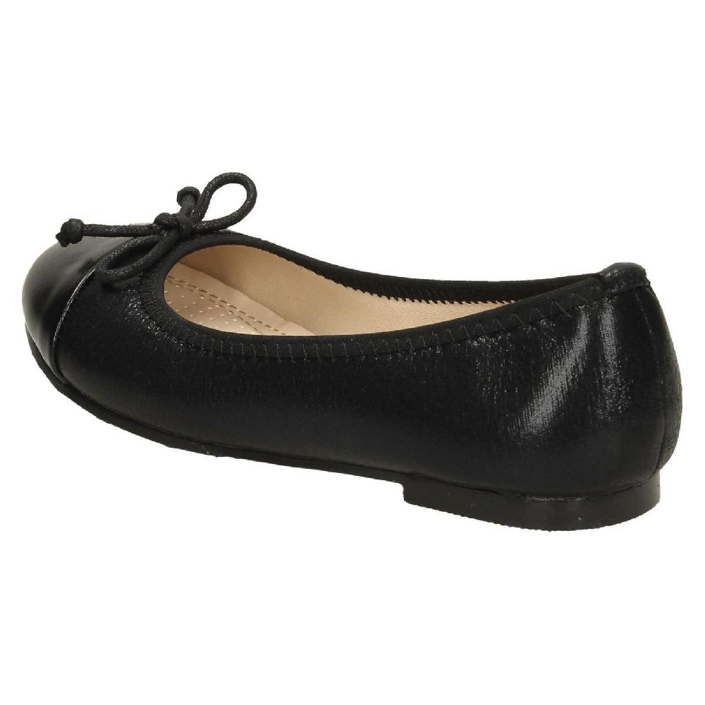 Spot On Girls Detailed Bow Ballerina Shoes