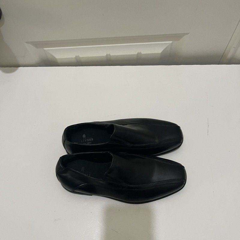 Stafford Dress Shoes Boys Youth Size 5M Black Slip On Dash JR