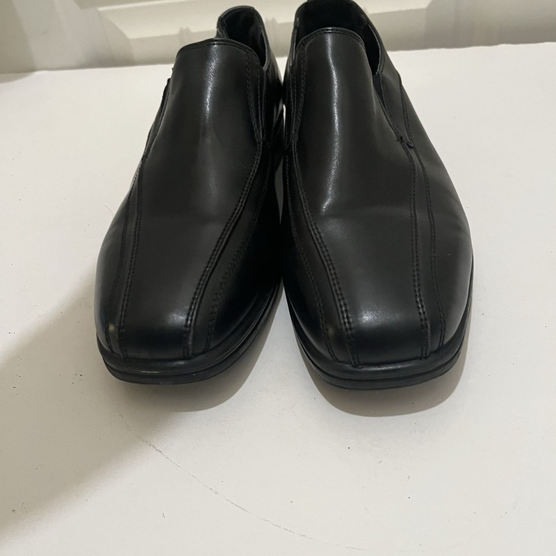 Stafford Dress Shoes Boys Youth Size 5M Black Slip On Dash JR