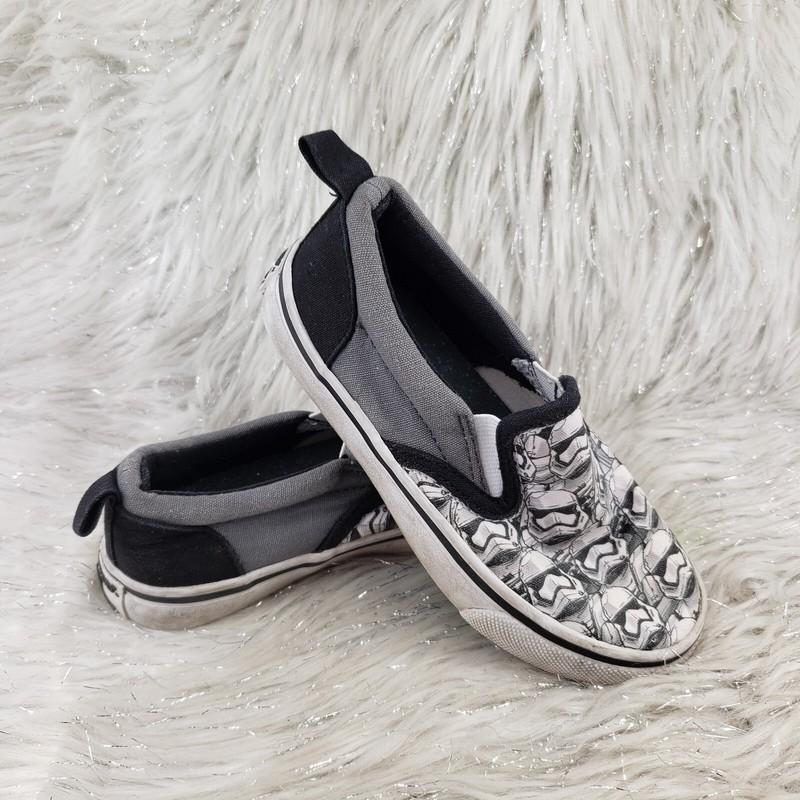 STAR WARS Skechers Storm Troopers Slip On Casual Shoes Little Kids Size 10.5