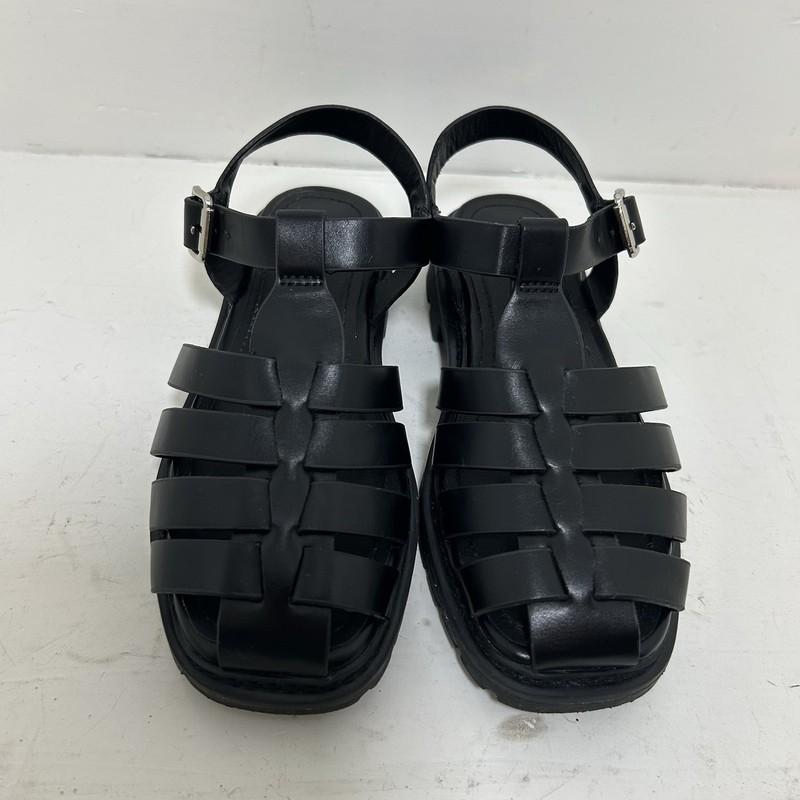 Steve Madden Girls Black JROOZE Fisherman Sandals Shoe Size 12M