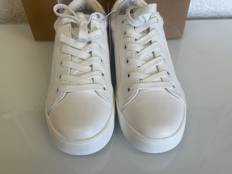 Steve Madden Ladies' Classic Court Sneaker White - Choose Size