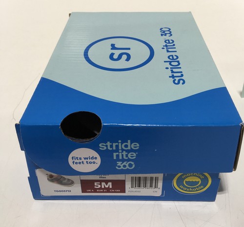 Stride Rite 360 Hayden Lilac 5M Baby Shoes Machine Washable New