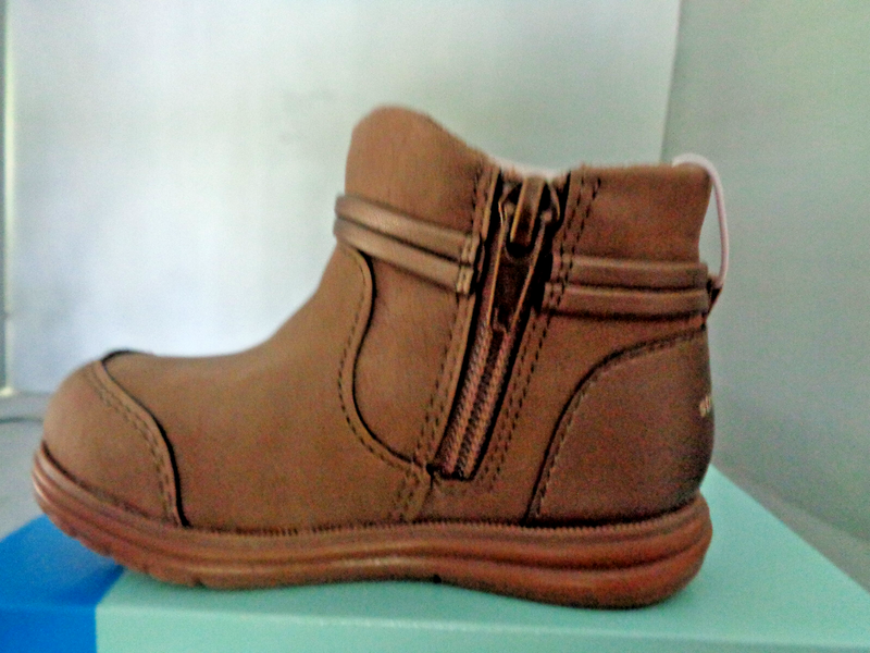 Stride Rite 360 Shania Toddler Girl Taupe Boots NIB New Sizes CUTE