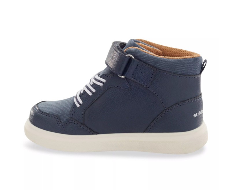 Stride Rite Boys Zayn Casual Shoes; Sz 13T Navy Or Asphalt ~ You Pick~