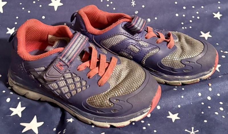 Stride Rite Made2Play Cannan Sneakers Girls Pink/Purple/Silver size 9.5M GUC