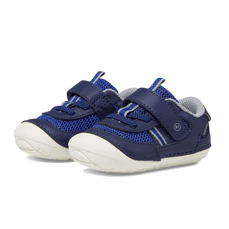 Stride Rite SM Apollo Boys Sneaker Size 5 Blue White Kids Shoe NIB