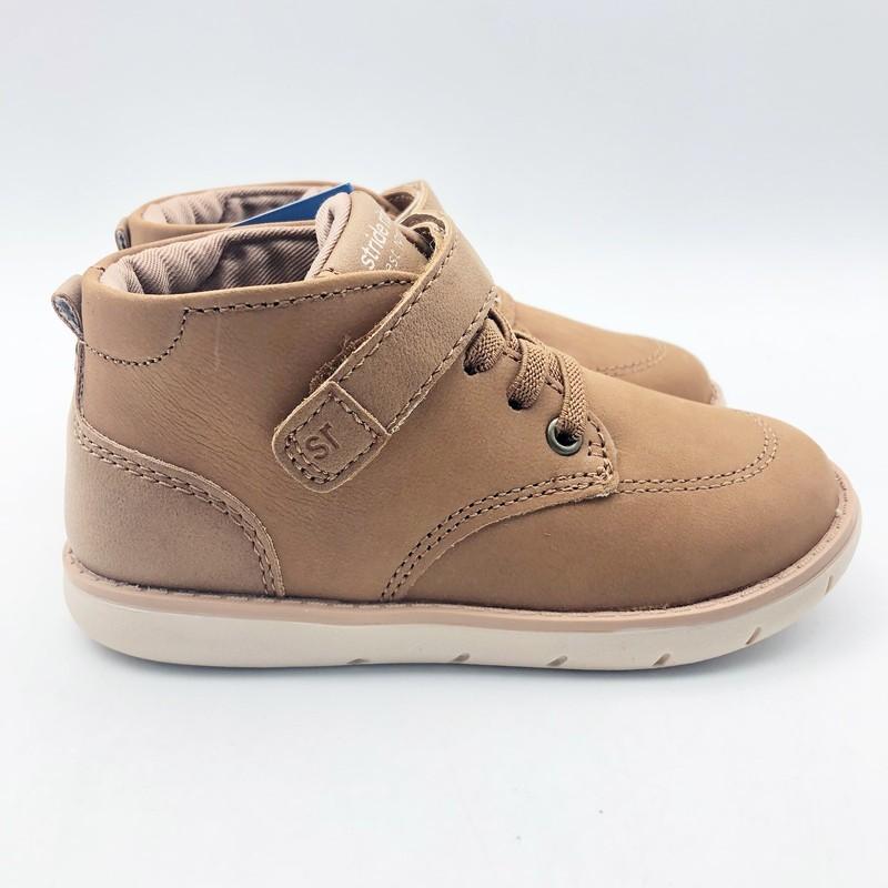 Stride Rite SRT Quinn Hazel Boy Boots Size 8 Brown Kids Shoe NIB
