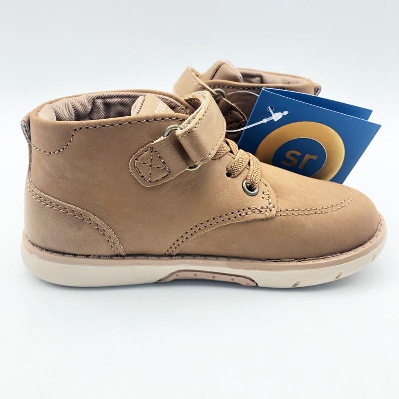 Stride Rite SRT Quinn Hazel Boy Boots Size 8 Brown Kids Shoe NIB