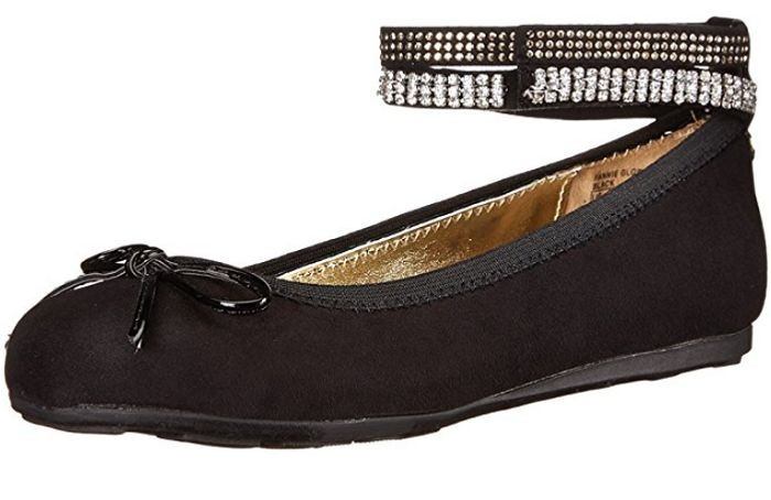 Stuart Weitzman Little Kids Girls' Fannie Glow Shoes Black US 8 EUR 25