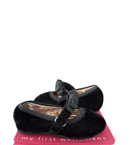 Stuart Weitzman My First Weitzmans Baby Pali Velvet Strap Size 3