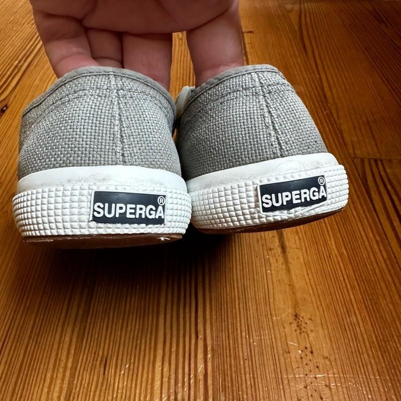 SuperGa Gray Low Top Rubber Sole Sneakers SIZE 12