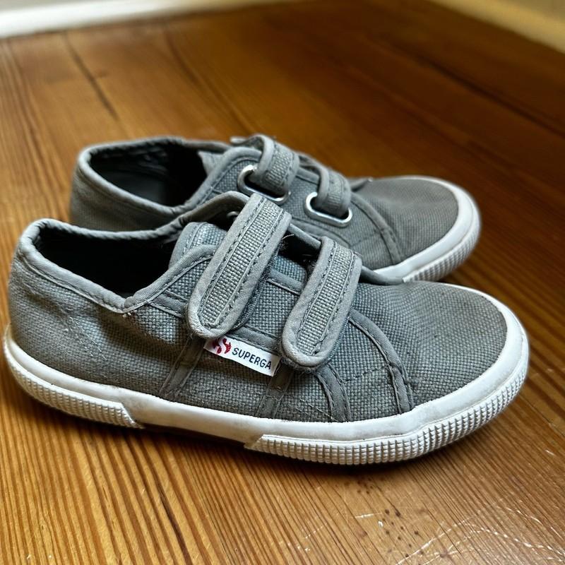 SuperGa gray low top rubber sole sneakers SIZE 12